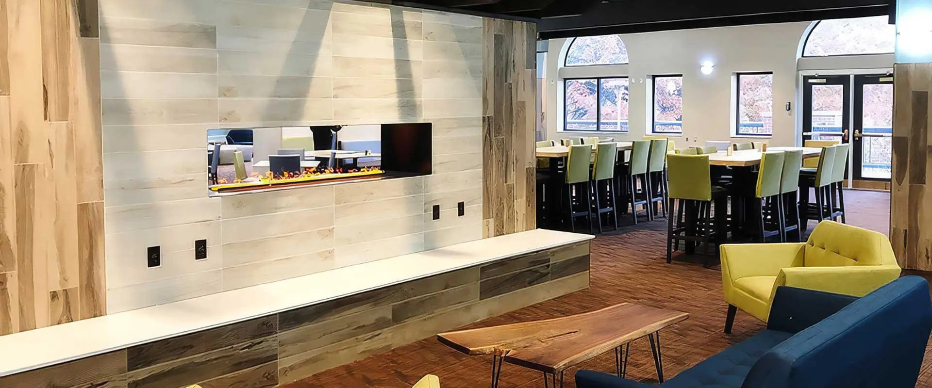 View of dining room and sitting area at Benedum